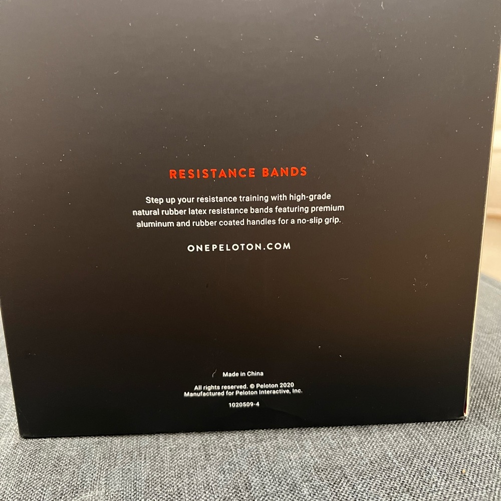 NEW Peloton Resistance Bands / Handles Set of 3 Different Strength Bands